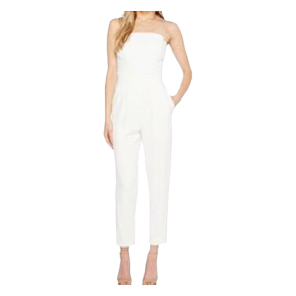 BHLDN Pants - NWOT BHLDN JILL JILL STUART HARLOW CROPPED STRAPLESS JUMPSUIT sz 8